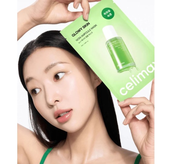Зволожувальна маска з екстрактом нони Celimax Glowy Skin Noni Ampoule Mask 27 г