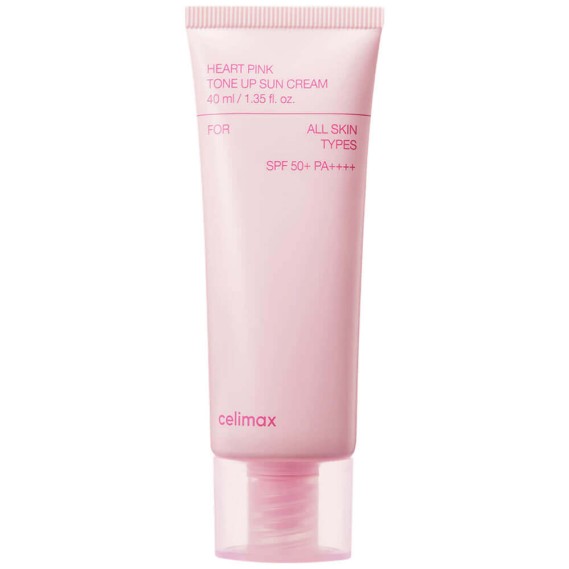 Тонирующий солнцезащитный крем Celimax Heart Pink Tone Up Sun Cream SPF50+ PA++++ 40 мл