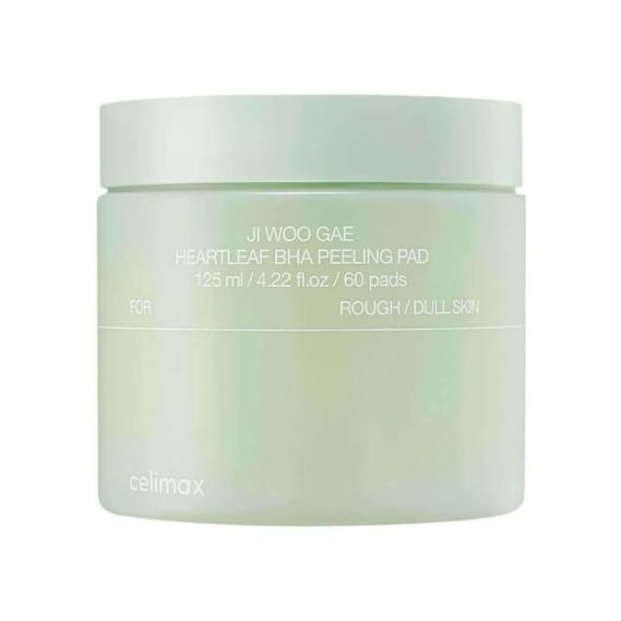 Відлущувальні педи з екстрактом хауттюйнії Celimax Ji Woo Gae Heartleaf BHA Peeling Pad Anua 125 мл