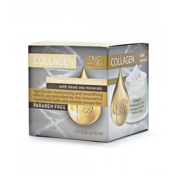 Дневной коллагеновый крем против морщин Dead Sea Collection Collagen Anti-Wrinkle Day Cream 50 мл