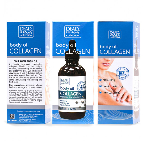 Олія для тіла з колагеном та мінералами Мертвого моря Dead Sea Collection Collagen Body Oil 120 мл