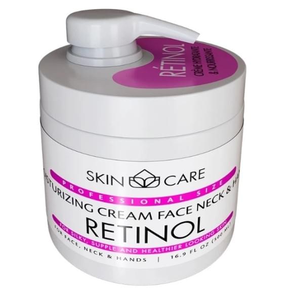 Зволожувальний і поживний крем з ретинолом DSC Skin Care Retinol Moisturizing & Nourishing Cream Dead Sea Collection 500 мл
