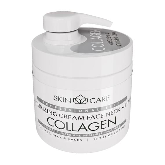 Зволожувальний і поживний крем з колагеном для догляду за шкірою DSC Skin Care Collagen Moisturizing & Nourishing Cream Dead Sea Collection 500 мл