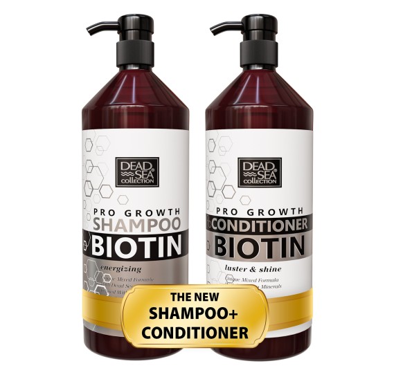Кондиціонер з біотином і мінералами Мертвого моря DSC Conditioner with Biotin & Dead Sea Minerals Dead Sea Collection 907 мл