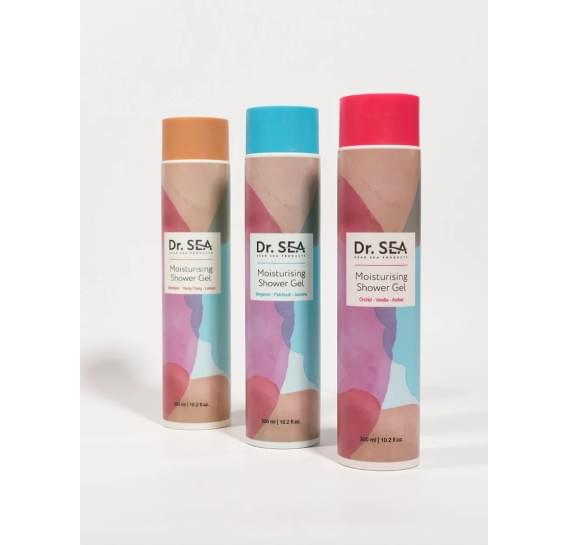 Увлажняющий гель для душа Орхидея Ваниль Янтарь Dr.Sea Moisturising Shower Gel Orchid Vanilla Amber Dr Sea 300 мл