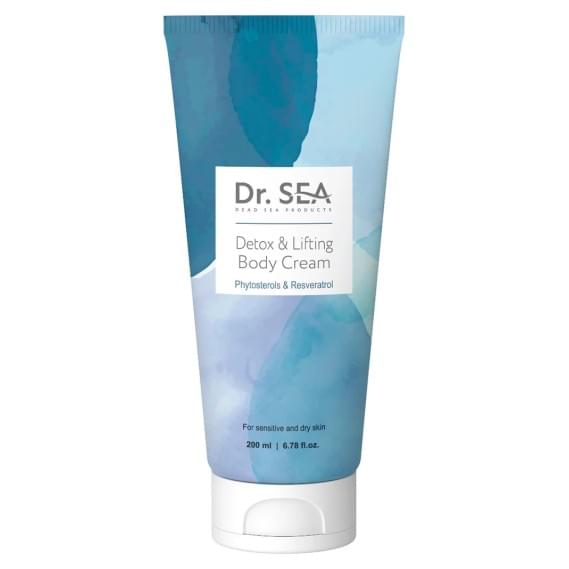Детокс и лифтинг-крем для тела - фитостеролы и ресвератрол Dr.Sea Detox & Lifting Body Cream Phytosterols & Resveratrol Dr Sea 200 мл