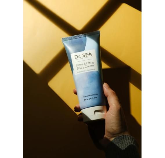 Детокс и лифтинг-крем для тела - фитостеролы и ресвератрол Dr.Sea Detox & Lifting Body Cream Phytosterols & Resveratrol Dr Sea 200 мл