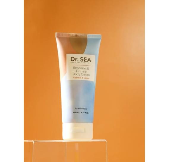 Восстанавливающий и укрепляющий крем для тела - Овсянка и какао Dr.Sea Repairing & Firming Body Cream Oatmeal & Cacao Dr Sea 200 мл