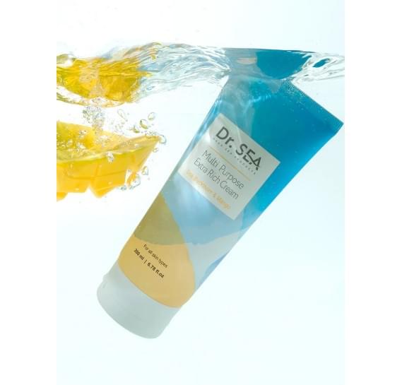 Универсальный крем для лица и тела - Облепиха и манго Dr.Sea Multi Purpose Extra Rich Cream - Sea Buckthorn & Mango Dr Sea 200 мл