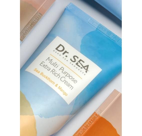 Универсальный крем для лица и тела - Облепиха и манго Dr.Sea Multi Purpose Extra Rich Cream - Sea Buckthorn & Mango Dr Sea 200 мл
