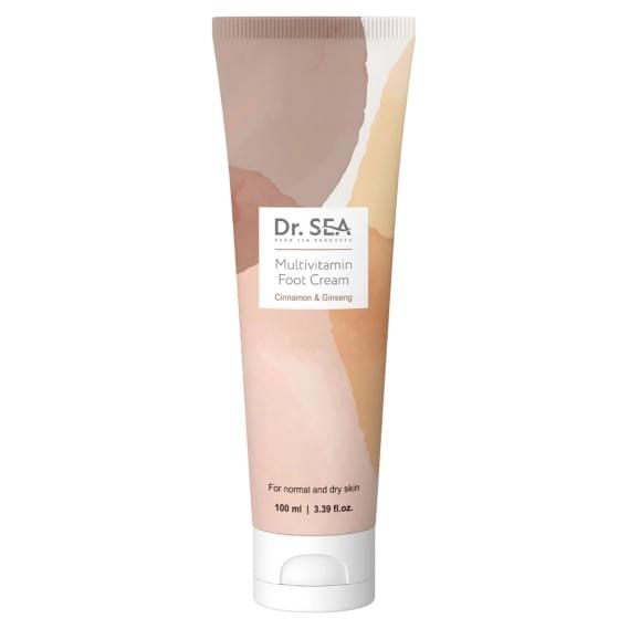 Мультивитаминный крем для ног с корицей и женьшенем Dr.Sea Multivitamin Foot Cream - Cinnamon & Ginseng