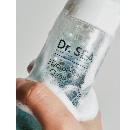 Очищувальна пінка Hydrobooster – Neoglow та комплекс гіалуронової кислоти Dr.Sea Hydrobooster Cleansing Foam – Neoglow & Hyaluronic Complex Dr Sea 150 мл