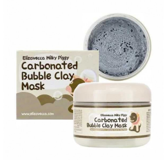 Маска бульбашкова для глибокого очищення пор Elizavecca Carbonated Bubble Clay Mask 100 мл