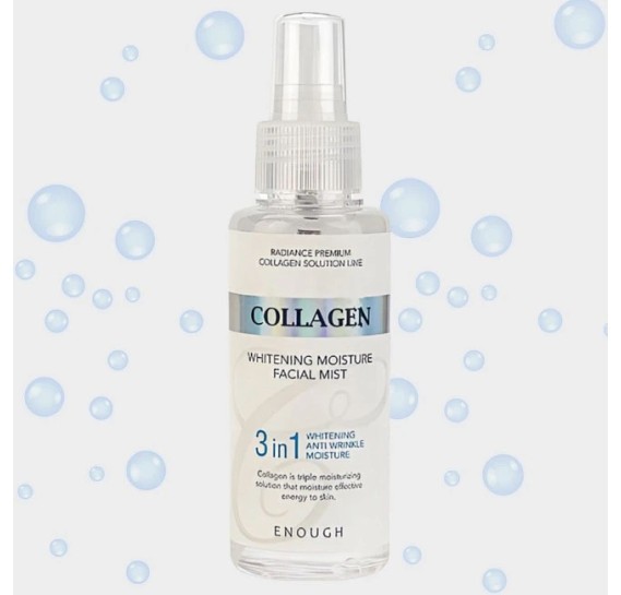 Відновлювальний міст для обличчя 3 в 1 Enough Collagen Whitening Moisture Facial Mist 3 in 1 100 мл