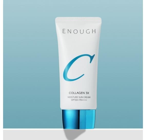 Солнцезащитный крем с коллагеном Enough Collagen 3X Moisture Sun Cream SPF50+/PA+++ 50 мл