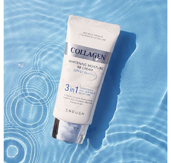 Осветляющий ВВ крем с морским коллагеном Enough Collagen 3 in 1 Whitening Moisture BB Cream 50 мл