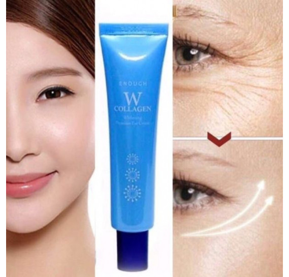 Крем для шкіри навколо очей освітлювальний із колагеном Enough W Collagen Whitening Premium Eye Cream 30 мл