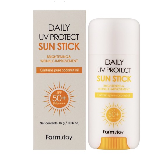 Солнцезащитный стик для всех типов кожи FARMSTAY Daily UV Protect Sun Stick SPF50 PA 16 мл