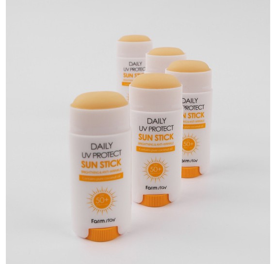 Солнцезащитный стик для всех типов кожи FARMSTAY Daily UV Protect Sun Stick SPF50 PA 16 мл