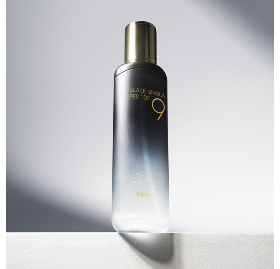 Омолаживающий тонер для лица с комплексом из 9 пептидов FarmStay Black Snail & Peptide9 Perfect Toner FARMSTAY 120 мл