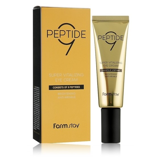 Крем для глаз з пептидами Farmstay Peptide 9 Super Vitalizing Eye Cream