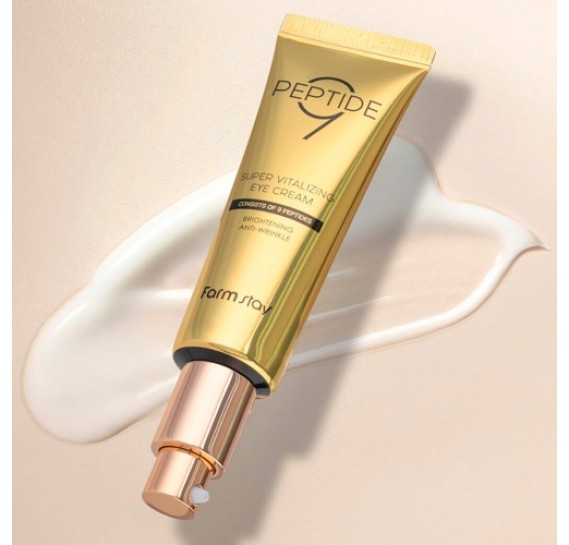 Крем для глаз з пептидами Farmstay Peptide 9 Super Vitalizing Eye Cream FARMSTAY 50 мл