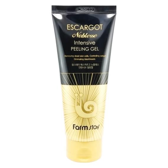 Обновляющий пилинг-скатка с муцином улитки FarmStay Escargot Noblesse Intensive Peeling Gel FARMSTAY 180 мл