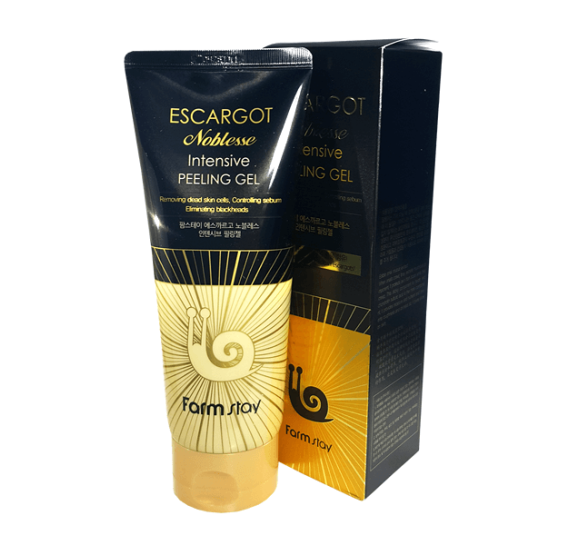 Обновляющий пилинг-скатка с муцином улитки FarmStay Escargot Noblesse Intensive Peeling Gel FARMSTAY 180 мл