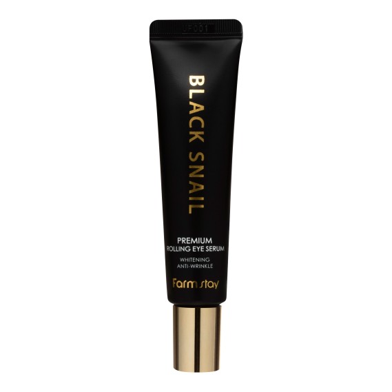 Антивозрастная сыворотка для кожи вокруг глаз FarmStay Black Snail Premium Rolling Eye Serum FARMSTAY 25 мл