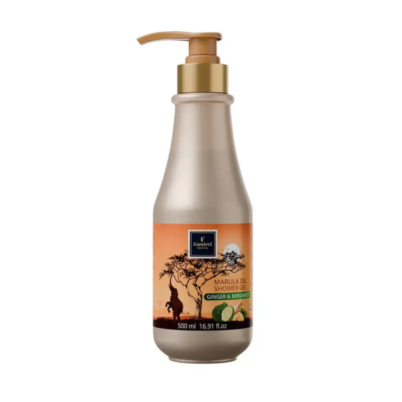 Гель для душа Marula Oil Имбирь и Бергамот Famirel Shower Gel with Marula Ginger & Bergamot