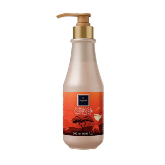 Кондиционер для волос Marula Oil с маслом семян льна Famirel Marula Oil Conditioner with Flax Oil