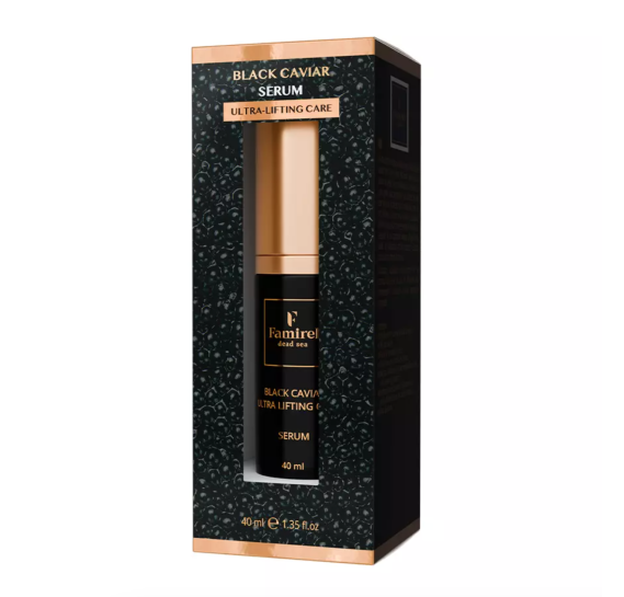 Лифтинг сыворотка для лица с экстрактом черной икры Famirel Black Caviar Serum 40 мл