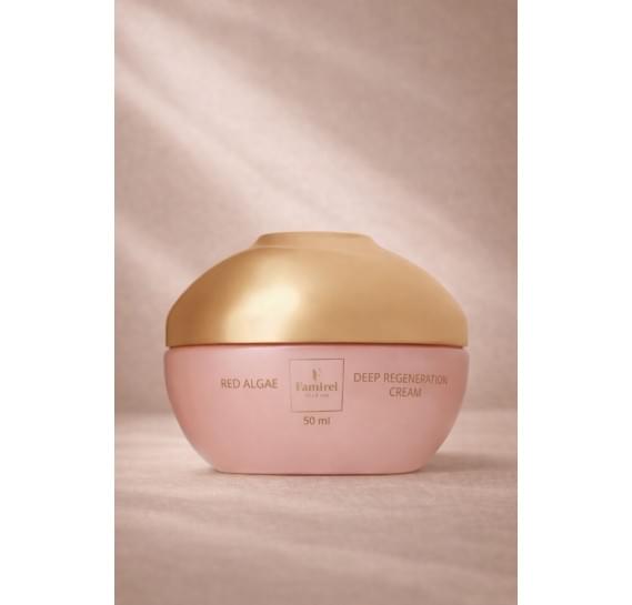 Крем для интенсивного увлажнения и укрепления кожи с красными водорослями Famirel Red Algae Deep Repair Cream 50 мл