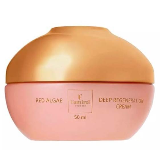 Крем для интенсивного увлажнения и укрепления кожи с красными водорослями Famirel Red Algae Deep Repair Cream 50 мл