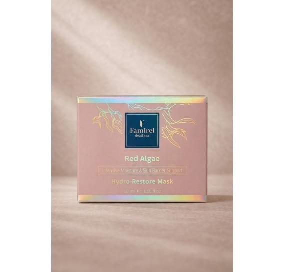 Интенсивная увлажняющая и укрепляющая маска с красными водорослями Famirel Red Algae Hydro-Restore Face Mask 50 мл