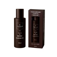Очищающий гель для лица и бороды Имбирь и Лайм Famirel Men Face and Beard Cleansing Gel Ginger and Lime