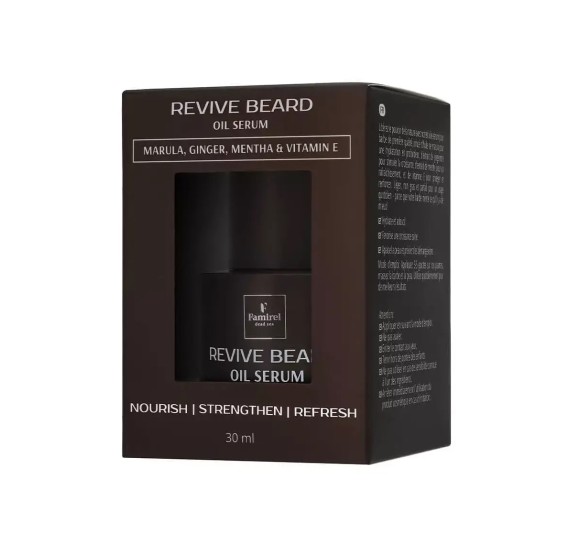 Сыворотка для бороды с экстрактами марулы и имбиря Famirel Men Revive Beard Oil Serum 30 мл