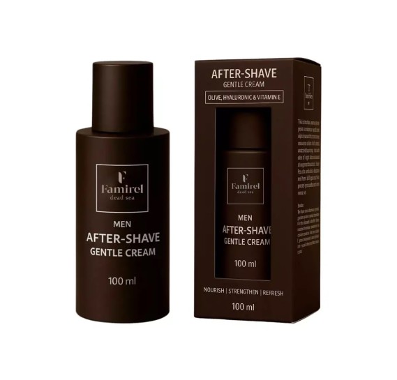 Мягкий крем после бритья с оливковым маслом Famirel Men After Shave Gentle Cream 100 мл