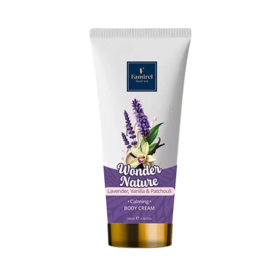 Крем для тела с Лавандой, Ваниль Пачули Смягчение Famirel Wonder Nature Lavender, Vanilla & Pachouli 180 мл