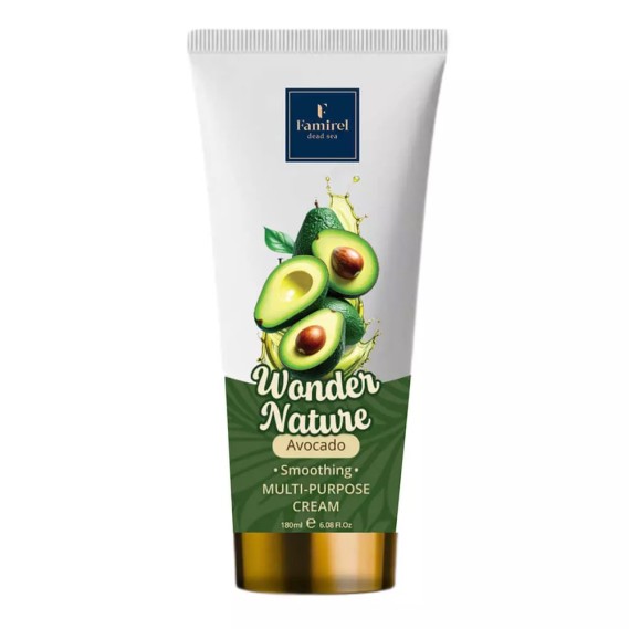 Крем для лица и тела с Авокадо Бархатный Famirel Wonder Nature Avocado Smoothing Multi-Purpose Cream 180 мл