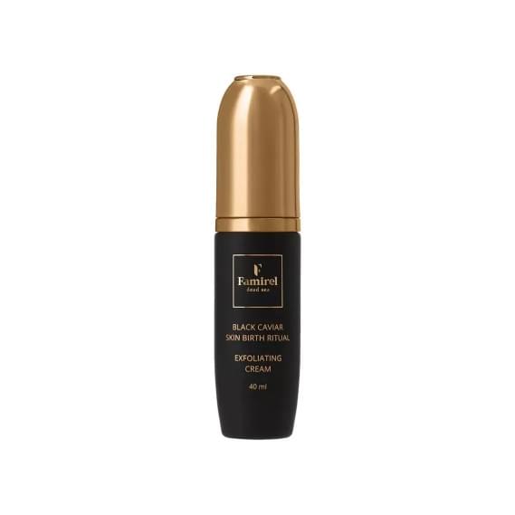 Крем-пилинг для лица с экстрактом чёрной икры Famirel Black Caviar Renewing Face Peeling Cream 40 мл