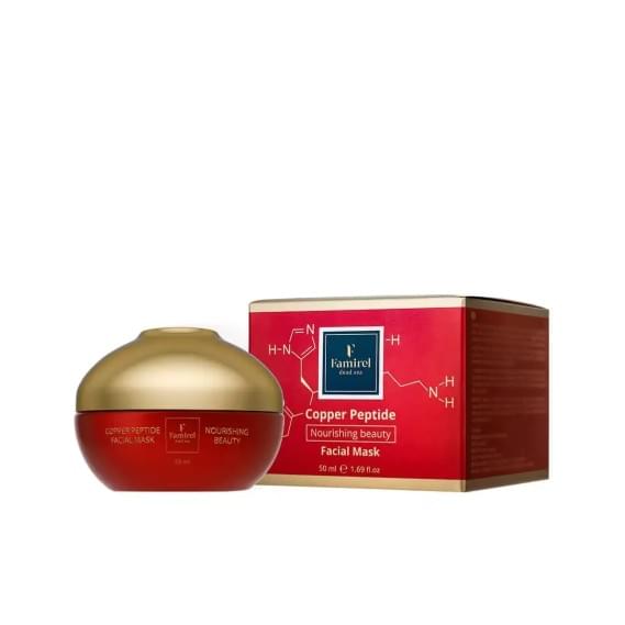 Питательная маска для лица с пептидами Famirel Copper Peptide Facial Mask 50 мл