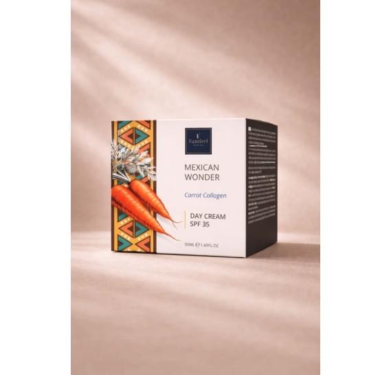 Дневной защитный крем Mexican Wonder с морковным коллагеном Famirel Wonder World Mexican Day Face Cream SPF 35 50 мл