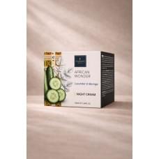 Ночной питательный крем African Wonder с огурцом и морингой Famirel African Wonder Night Cream Cucumber and Moringa