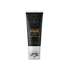 Укрепляющий и массирующий крем для шеи и декольте Famirel Black Caviar Neck Firming Cream Luxury Massage