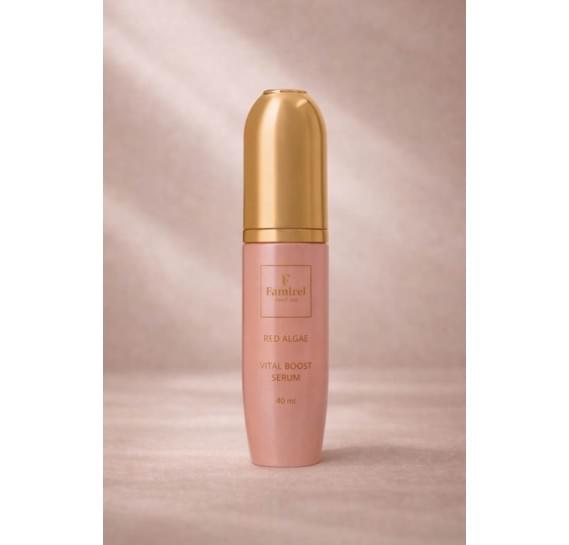 Сыворотка для придания сияния и регенерации кожи Famirel Red Algae Face Serum Vital Boost 40 мл