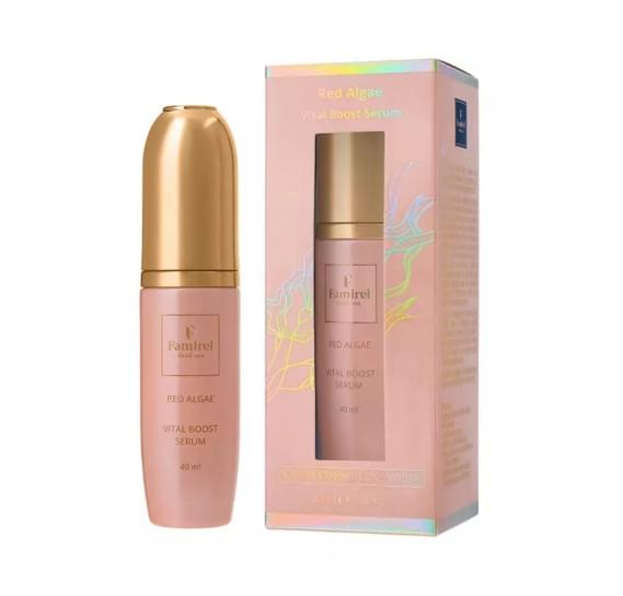Сыворотка для придания сияния и регенерации кожи Famirel Red Algae Face Serum Vital Boost 40 мл
