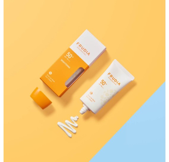 Солнцезащитный крем-основа Frudia Tone Up Base Sun Cream SPF50+ PA+++ 50 мл