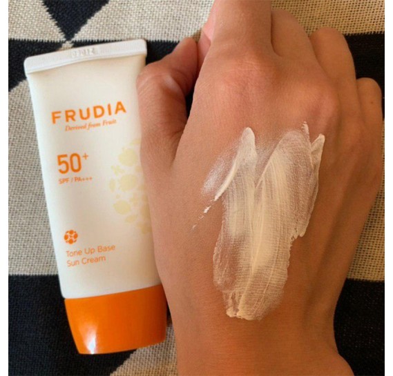 Солнцезащитный крем-основа Frudia Tone Up Base Sun Cream SPF50+ PA+++ 50 мл