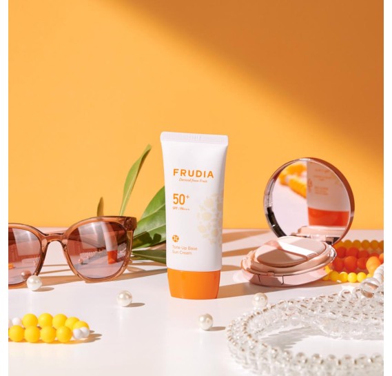 Солнцезащитный крем-основа Frudia Tone Up Base Sun Cream SPF50+ PA+++ 50 мл